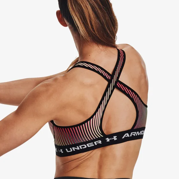 UNDER ARMOUR Armour® Mid Crossback Printed Sports Bra 