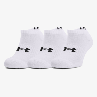 Under Armour Adult Core No Show Socks 3-Pack 