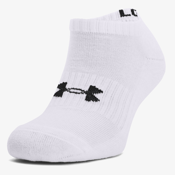 Under Armour Adult Core No Show Socks 3-Pack 
