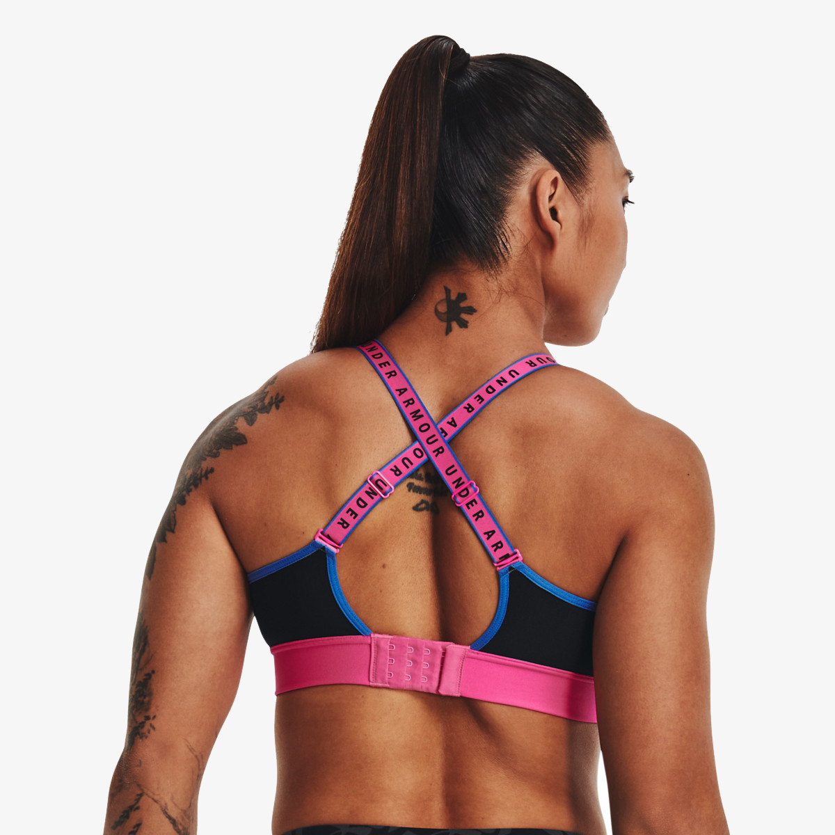 Under Armour Women's UA Infinity Mid Blocked Sports Bra 