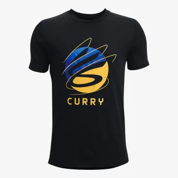 UNDER ARMOUR Boys' Curry Logo Short Sleeve 
