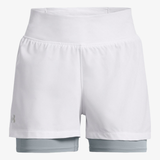 UNDER ARMOUR UA RUN STAMINA 2IN1 SHORT-WHT 