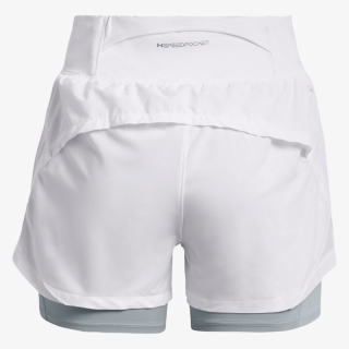 UNDER ARMOUR UA RUN STAMINA 2IN1 SHORT-WHT 