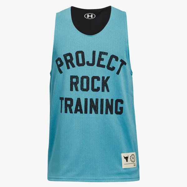 UNDER ARMOUR PJT RCK RVRSBL MESH TOP TG-BLU 