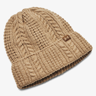Under Armour W HALFTIME CABLE KNIT BEANIE 