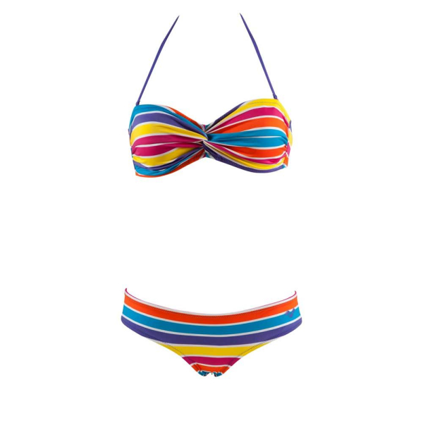 Arena STRIPES TWISTED BANDEAU TWO-PIECES SWIMS 
