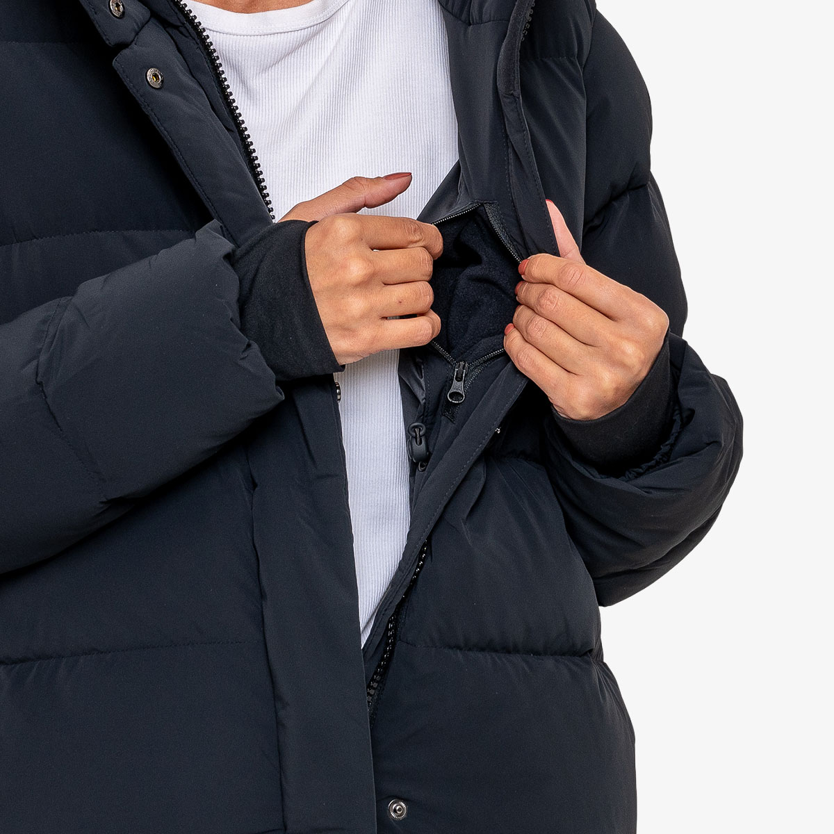 Columbia Amaze Puff™ Long Hooded Jacket 