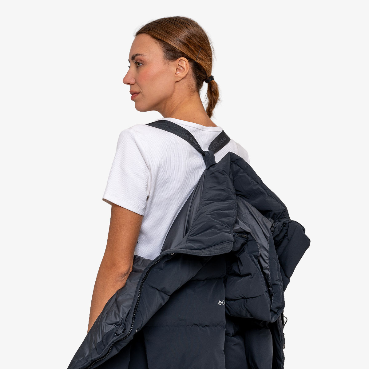 Columbia Amaze Puff™ Long Hooded Jacket 