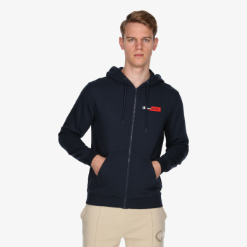 CHAMPION CLASSIC LABEL FULL ZIP HOODY 