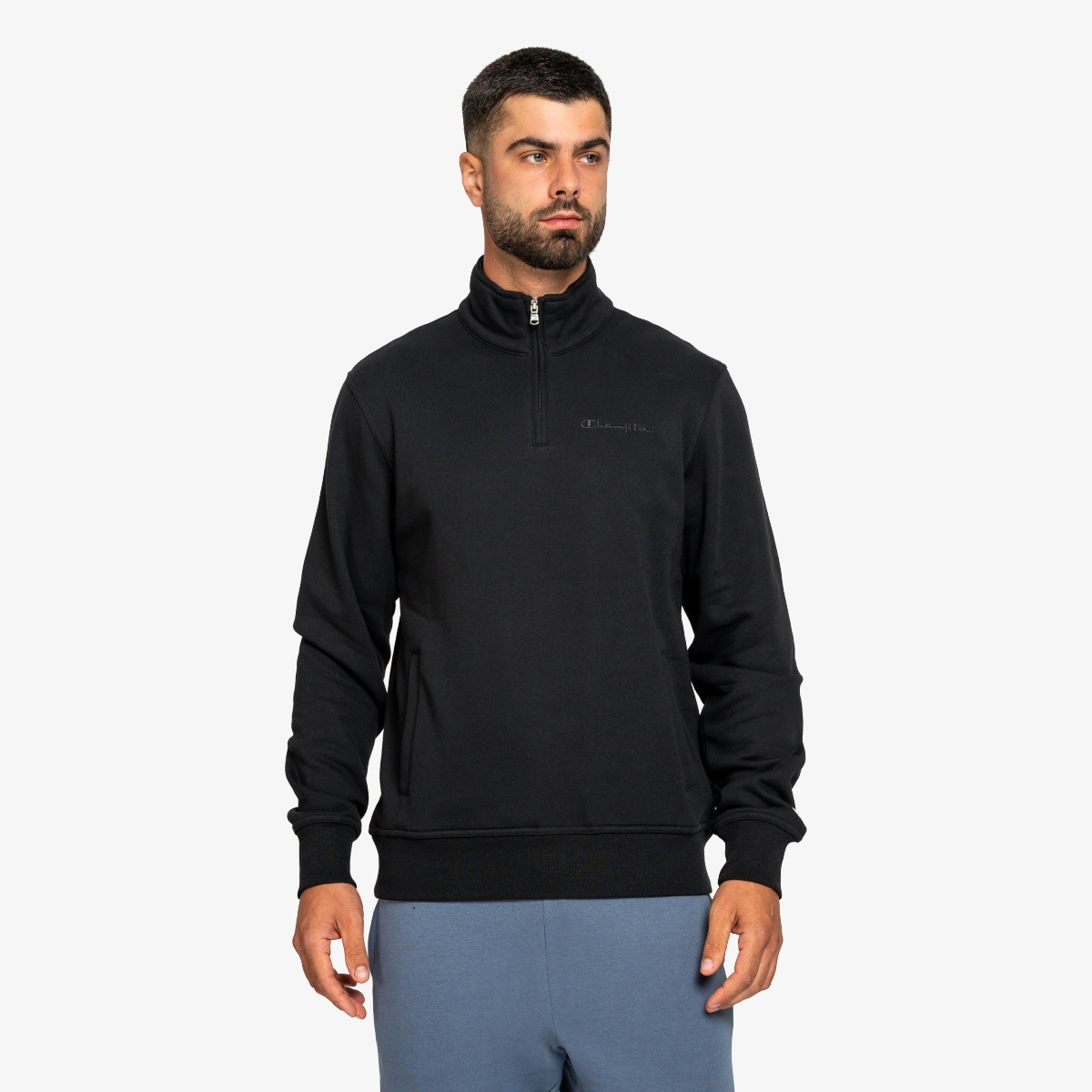 Champion Half Zip Sweatshirt 