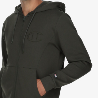 Champion Hooded Full Zip Sweatshirt 
