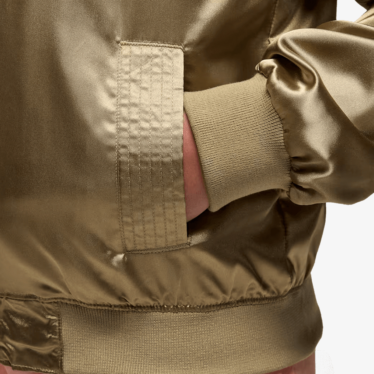 Nike JDG COLOR BLOCKED SATIN BOMBER 
