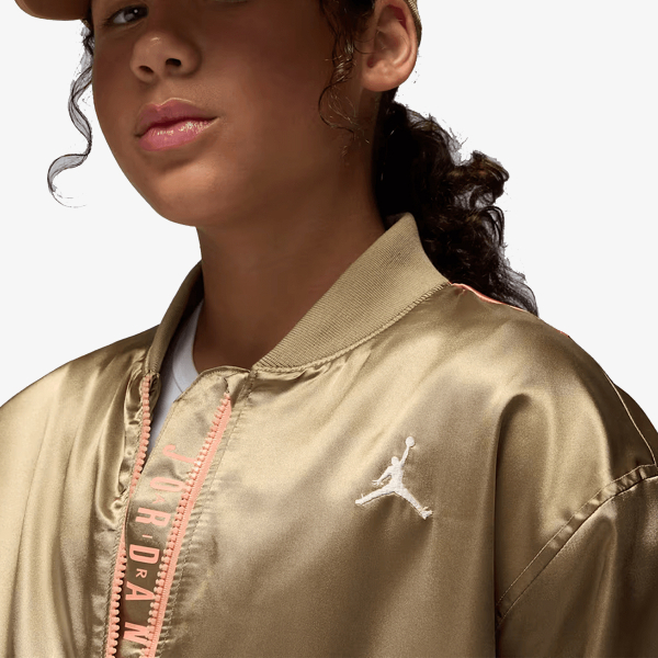 Nike JDG COLOR BLOCKED SATIN BOMBER 