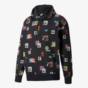 PUMA PUMA BRAND LOVE AOP HOODIE TR 