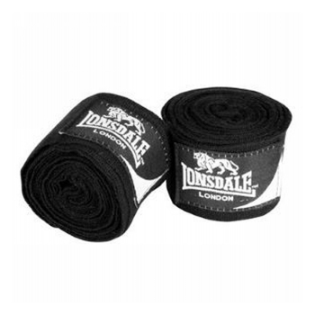 LONSDALE LONSDALE 3,5M HANDWRAP30 BLACK - BANDAZE 