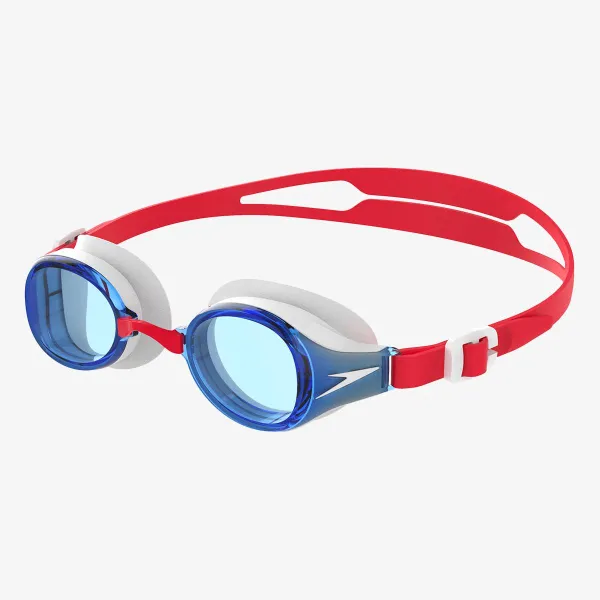 SPEEDO HYDROPURE GOG JU RED/BLUE 