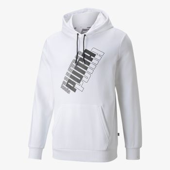 PUMA PUMA PUMA POWER LOGO HOODIE TR 