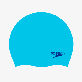 SPEEDO MOULDED SILC CAP JU BLUE/BLUE 