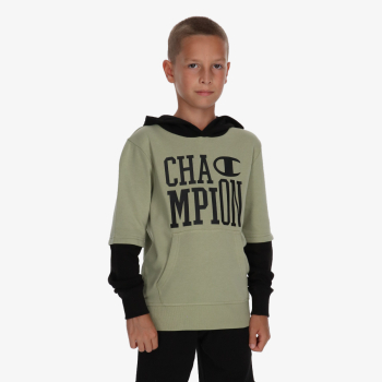 CHAMPION CHAMPION BOYS COLLEGE LOGO HOODY 