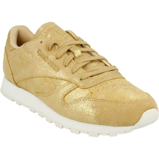 Reebok CL LTHR SHIMMER XJ GOLD/CHALK 