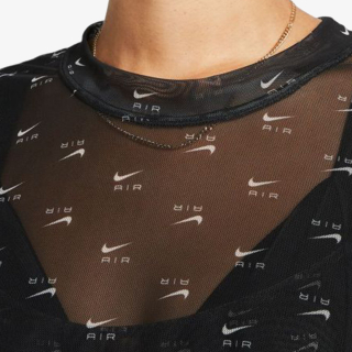 NIKE W NSW AIR AOP MESH SS CROP TOP 