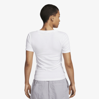 Nike W NSW ESSNTL RIB SS MD CRP TOP 