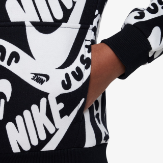 NIKE K CLUB FLC HBR PO HOODIE AOP 