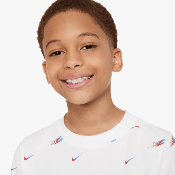 NIKE K NSW LS TEE AOP BRANDMARK 