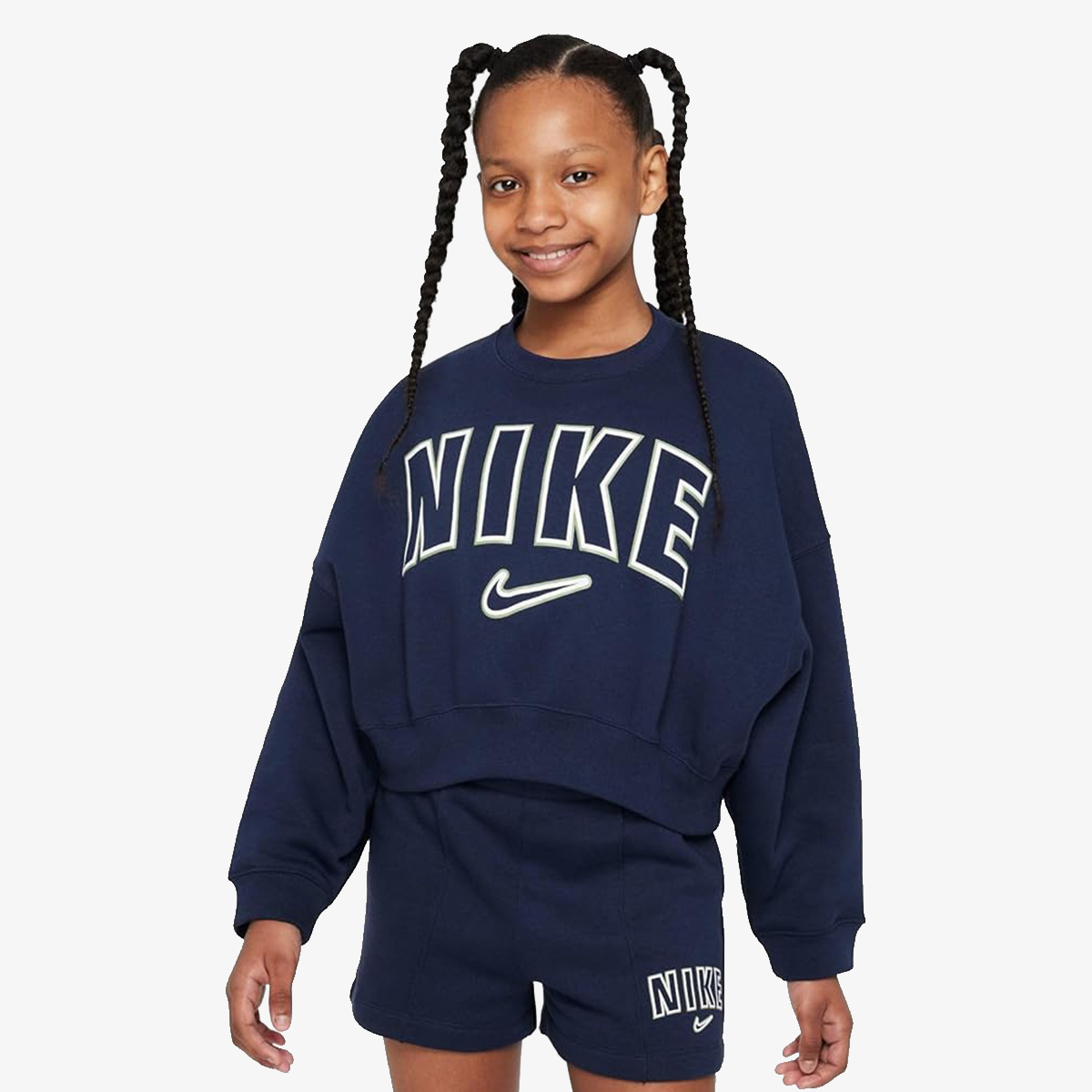 Nike G NSW TREND FLC CREW PRNT 