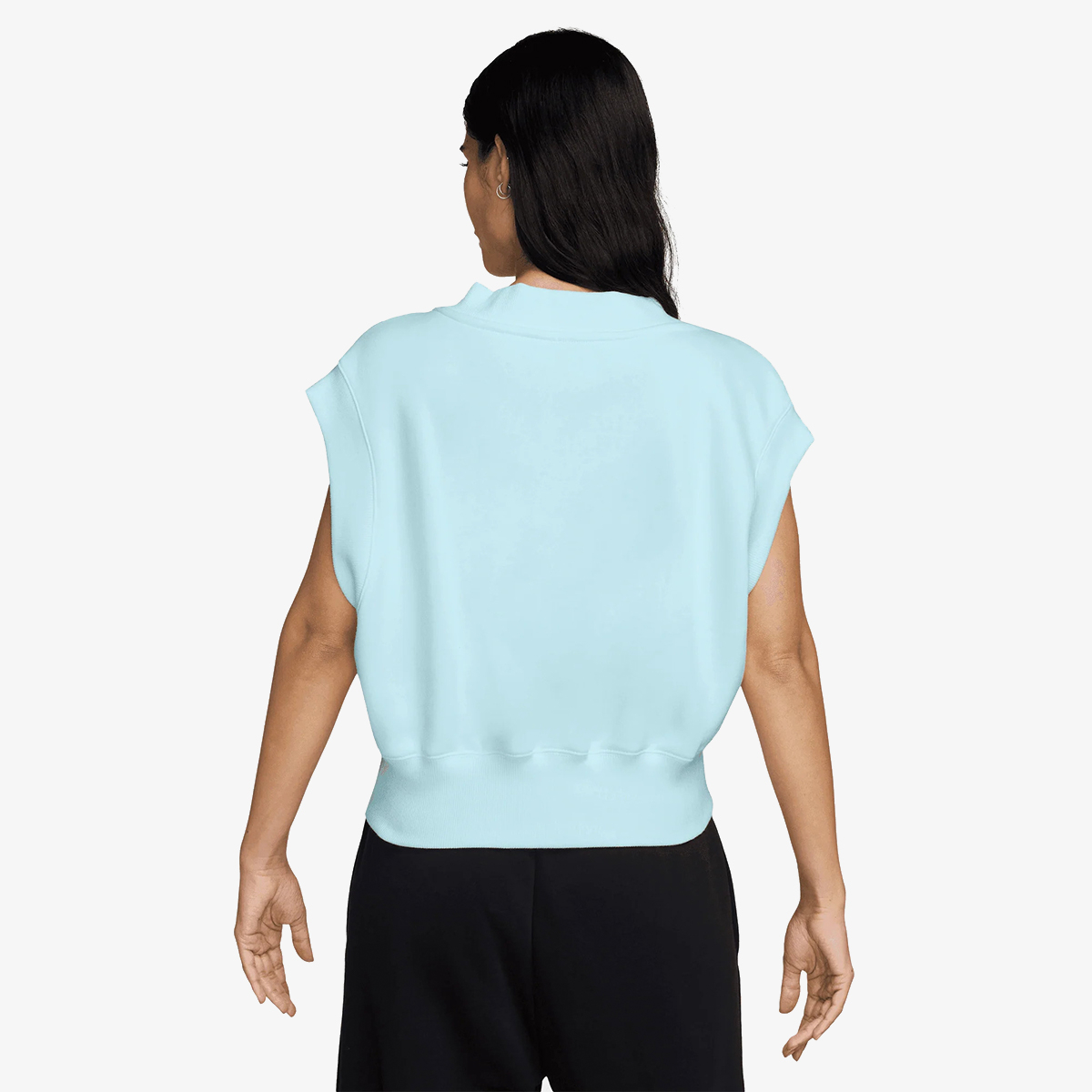 Nike W NSW PHNX FLC SLVLS VNECK CRP 