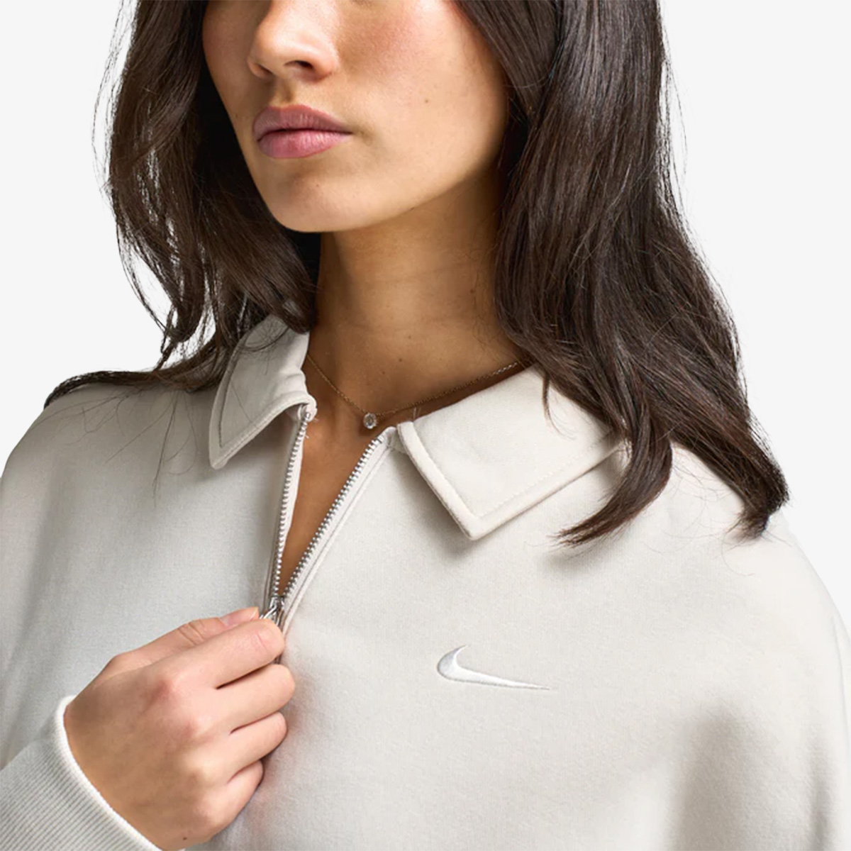 Nike W NSW PHNX FLC OS QZ POLO 