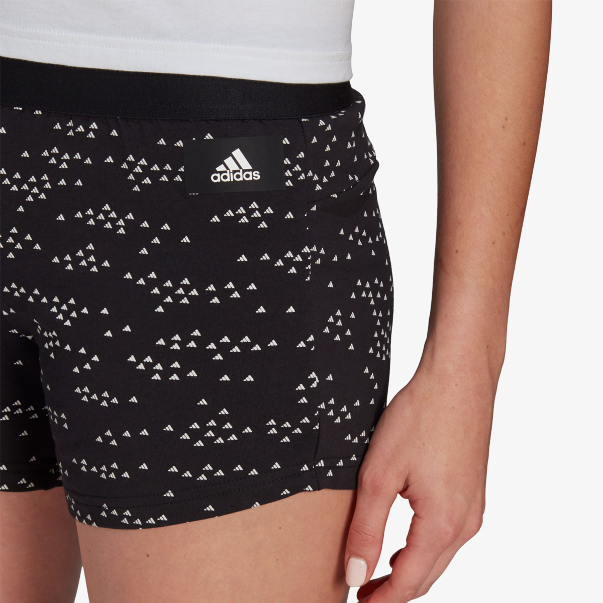 adidas Sportswear 3 Bar All-Over Print Shorts 