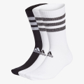 adidas Glam 3-Stripes Cushioned Crew Sport 3 Pairs 