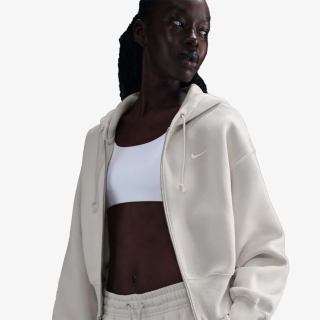 Nike W NSW PHNX FLC LSE CROP FZ HDY 