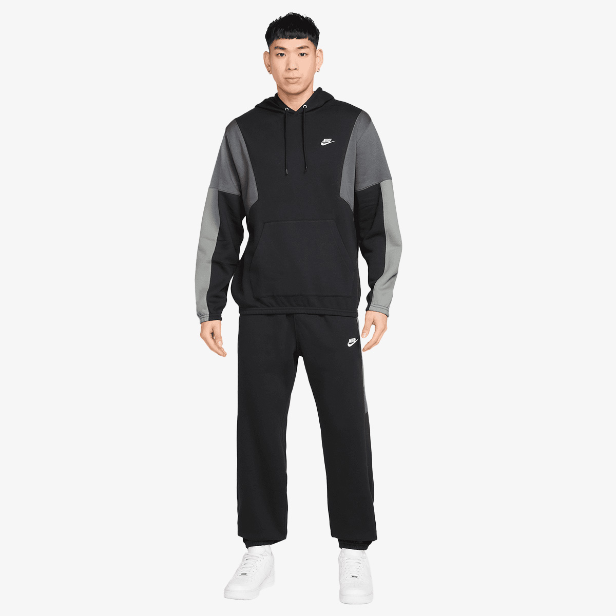 Nike M NK CLUB FLEECE HDED TRACK GX 