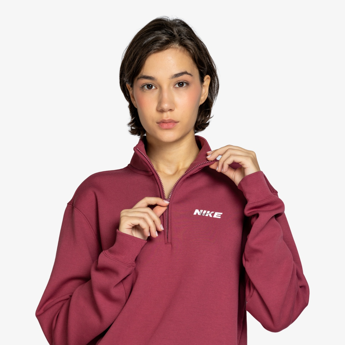Nike W NK DF STDO FLC SPT QZ CPSL B 