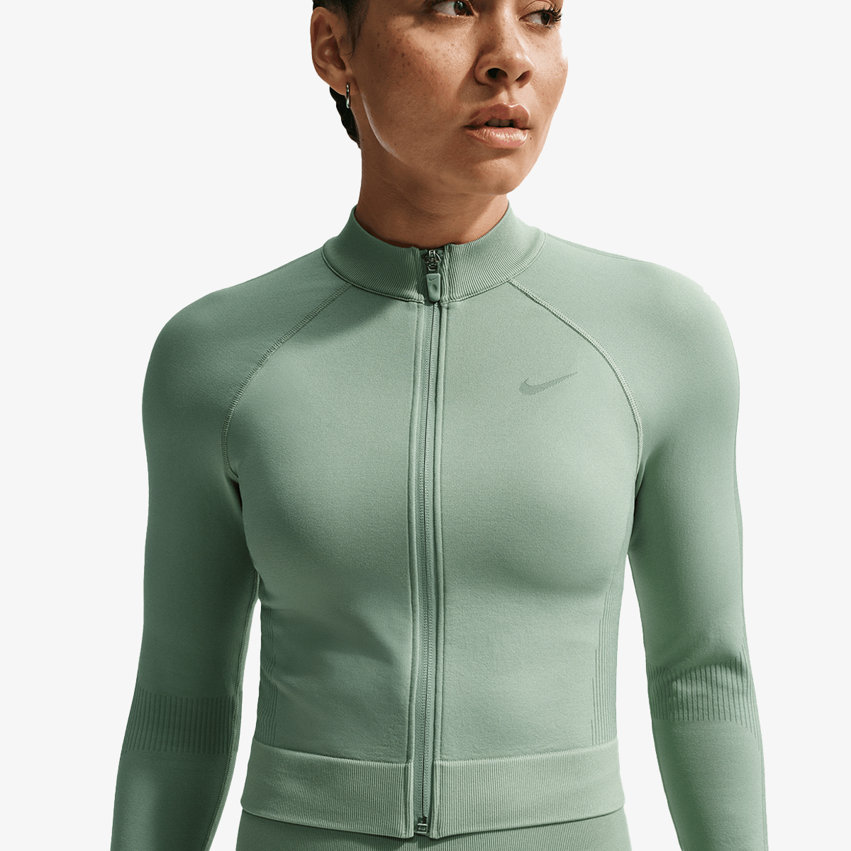 Nike W NP DF SMLS FZ MIDLAYER 