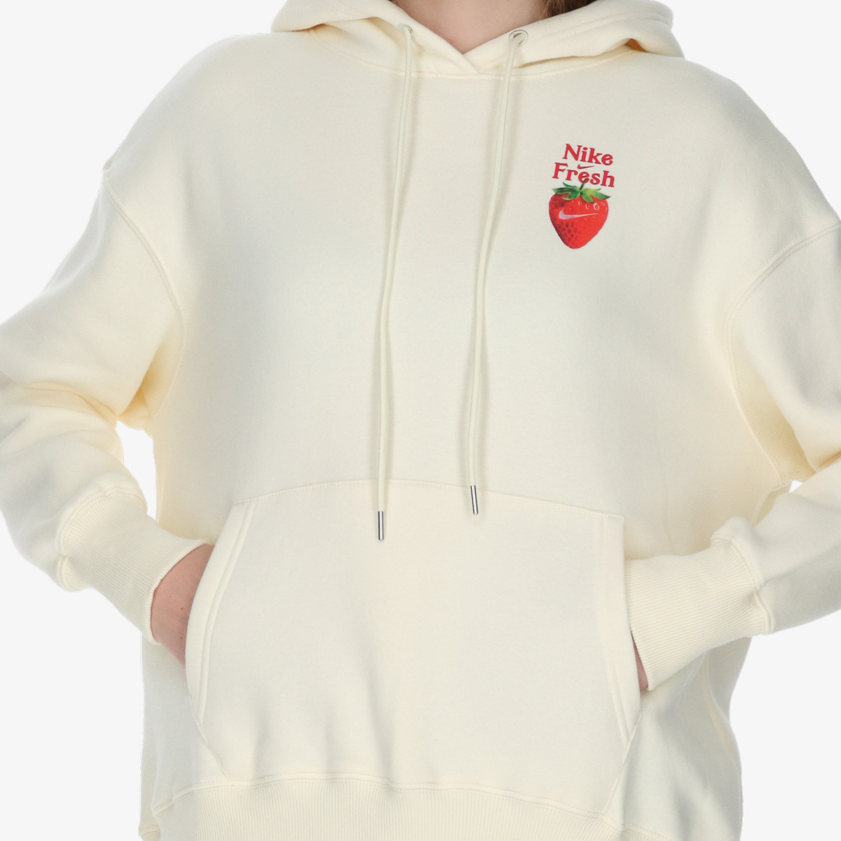 Nike W NSW FRT OS PO STWBRY HOODIE 