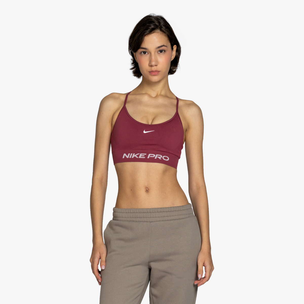 Nike W NP DF SMLS LS BRA WT 