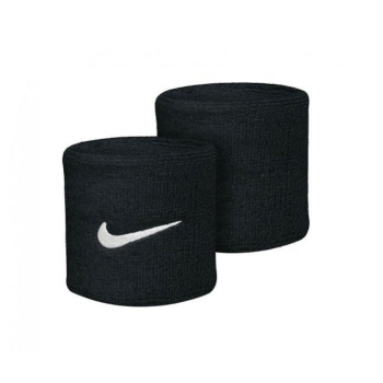 Nike NIKE SWOOSH WRISTBANDS BLACK/WHITE 