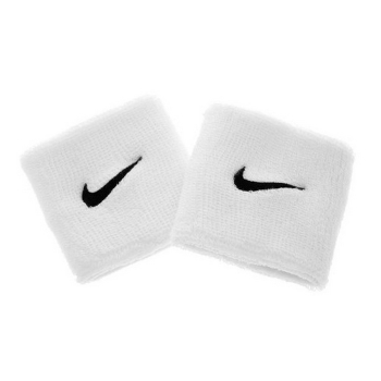 Nike NIKE SWOOSH WRISTBANDS WHITE/BLACK 