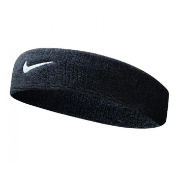 Nike NIKE SWOOSH HEADBAND BLACK/WHITE 