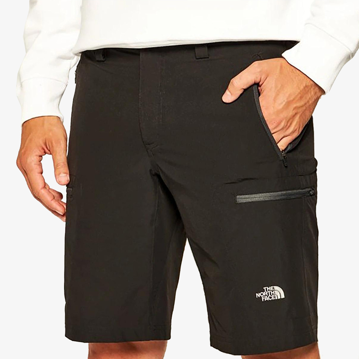 North face exploration shorts black online