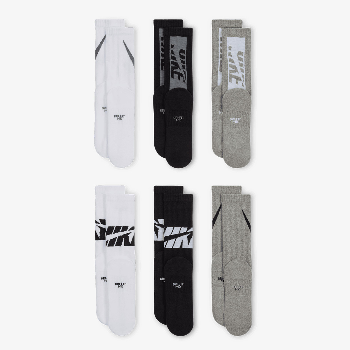 Nike Y NK EVERYDAY CUSH CREW 6PR - GFX 