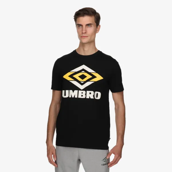 UMBRO RETRO DOUBLE LOGO T SHIRT 