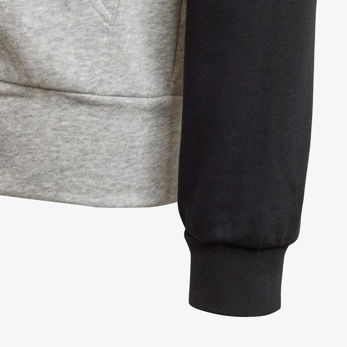 adidas Linear Colorblock Full-Zip Hoodie 