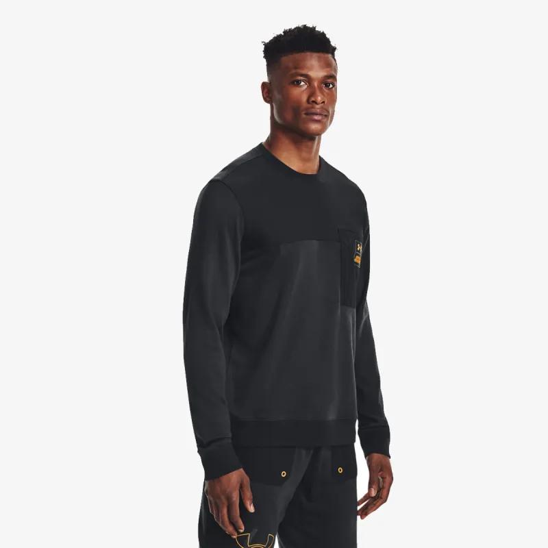 UNDER ARMOUR Rival Terry Scribble Crew 