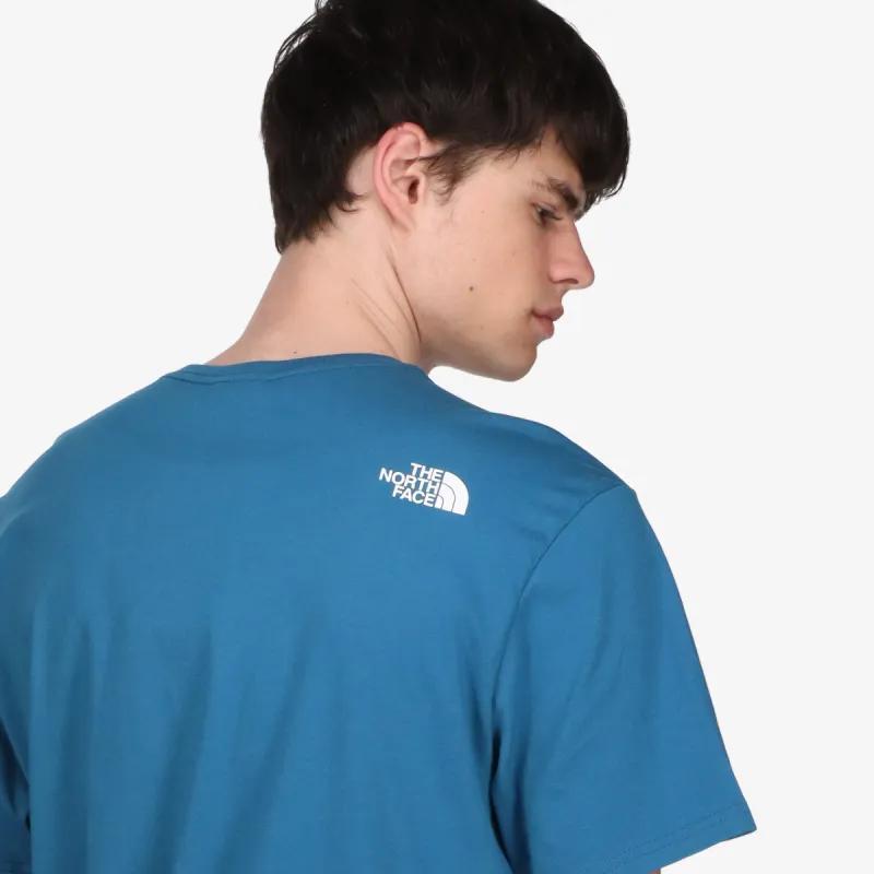 THE NORTH FACE M STANDARD SS TEE BANFF BLUE 